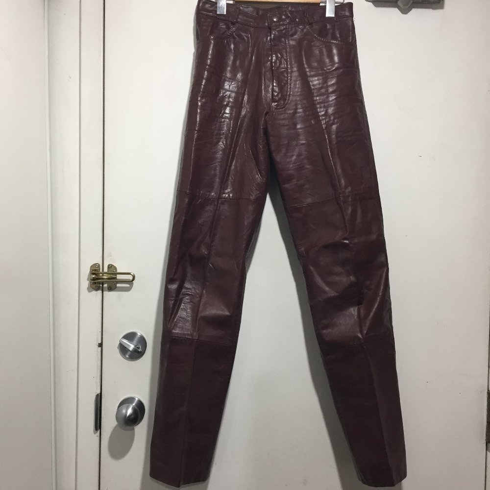 VINTAGE COSA NOVA LEATHER PANTS SIZE 30